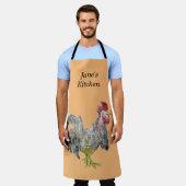 Rockin Rooster Personalisierte Schürze (Getragen)