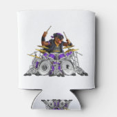 Rockin' Rottie Drummer Dosenkühler (Rückseite)