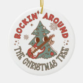 Rockin rund um den Weihnachtsbaum © GraphicLoveSho Keramik Ornament (Vorne)
