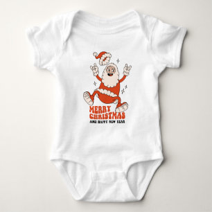 Rockin' Santa Claus - Ein frohes und lautes Weihna Baby Strampler