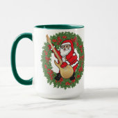 Rockin' Santa Skull Tasse (Links)