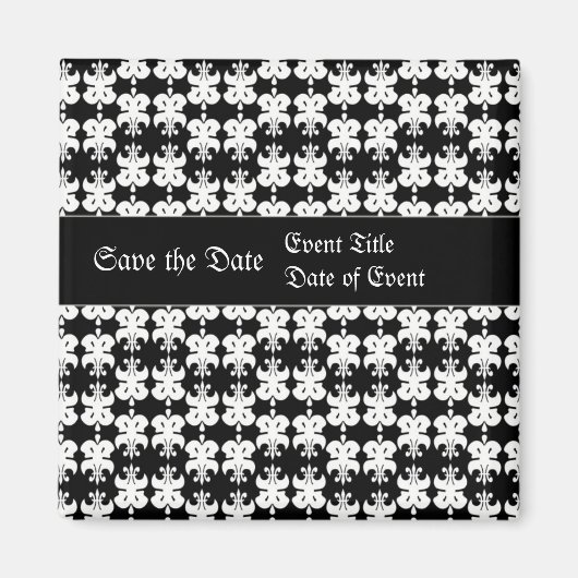 Rockin Save the Date Magnet (Vorne)