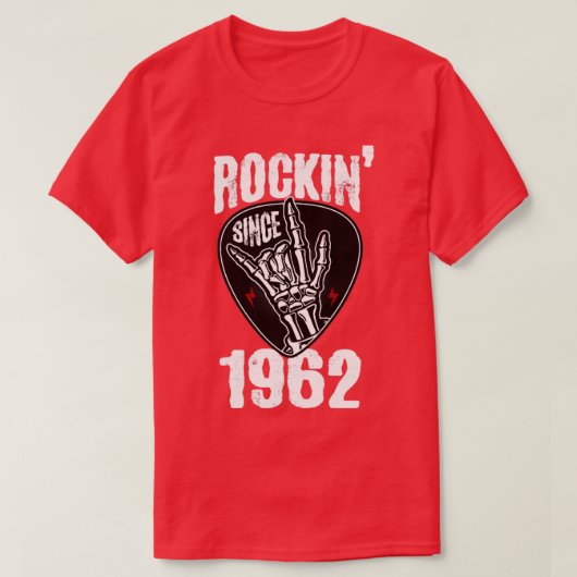 Rockin seit 1962 T-Shirt (Design vorne)