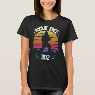 Rockin seit 1972 Bigfoot Music Lover T-Shirt