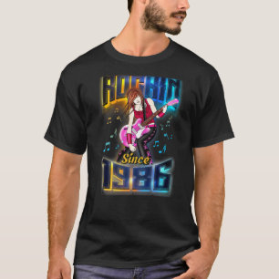 Rockin Seit 1986 Rock Music 36. Geburtstag T-Shirt