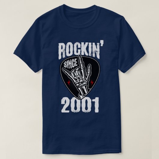 Rockin seit 2001 T-Shirt (Design vorne)