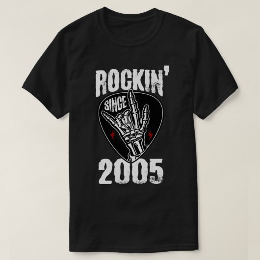 Rockin seit 2005 T-Shirt (Design vorne)