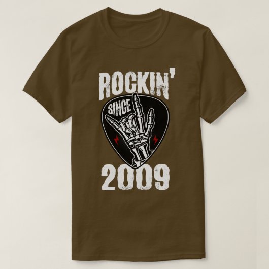 Rockin seit 2009 T-Shirt (Design vorne)