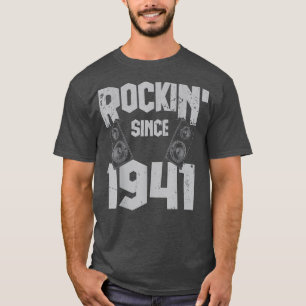 Rockin 'Since 1941 Vintage Rock-Musik-Fan 81. Gebu T-Shirt