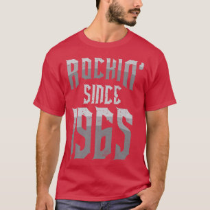 Rockin' Since 1965 Vintage Rock Music Fan 57th Bir T-Shirt