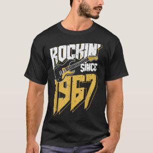 Rockin' Since 1967 Vintage Rock Music Fan 55th Bir T-Shirt