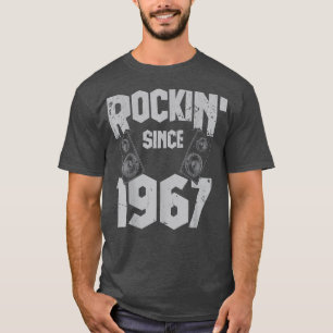 Rockin 'Since 1967 Vintage Rock-Musik-Fan 55. Gebu T-Shirt