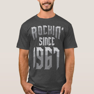 Rockin 'Since 1967 Vintage Rock-Musik-Fan 55. Gebu T-Shirt