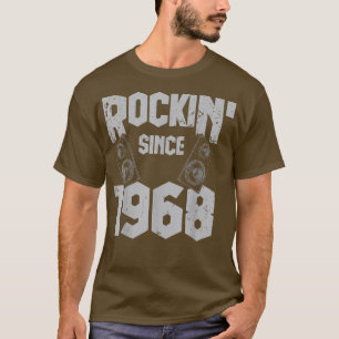 Rockin 'Since 1968 Vintage Rock-Musik-Fan 54. Gebu T-Shirt