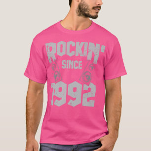 Rockin 'Since 1992 Vintage Rock-Musik-Fan 30. Gebu T-Shirt