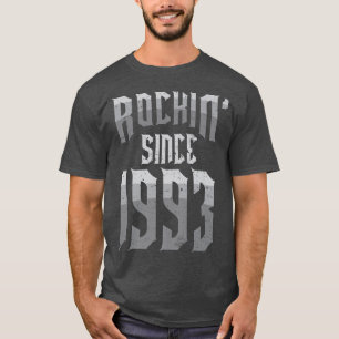 Rockin' Since 1993 Vintage Rock Music Fan 29th Bir T-Shirt