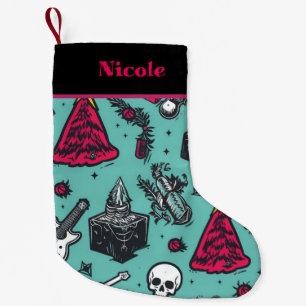 Rockin' Skull Strumpf Kleiner Weihnachtsstrumpf