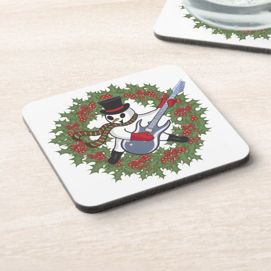 Rockin' Snowman Untersetzer (Linke Seite)