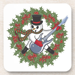 Rockin' Snowman Untersetzer