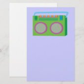 Rockin' Stereo Briefpapier (Vorne/Hinten)