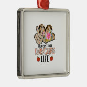 Rockin That Daycare Life Ornament Aus Metall (Rechts)