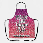 ROCKIN' that NANA LIFE CUSTOM TYPOGRAPHIE Schürze (Vorderseite)