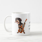 Rockin' the Dackel World - Drahthaarige Dackel Kaffeetasse (Links)