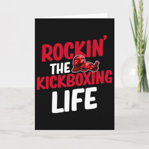 Rockin 'The Kickboxing Life Kampfsport Boxer Jiu Karte