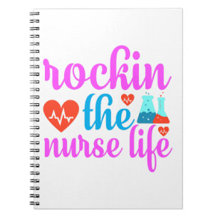 Rockin The Nurse Life-Nursing-Gift Notizblock