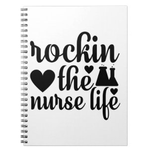 Rockin The Nurse Life-Nursing-Gift Notizblock