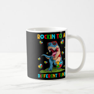 Rockin 'To A Different Tune Dinot-Rex Autismus Jun Kaffeetasse