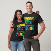 Rockin to Different Tune Guitar Autismus Bewusstse T-Shirt (Unisex)