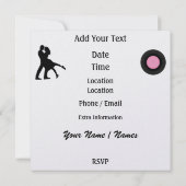 Rockin' Um das Party der Uhr - SRF Einladung (Rückseite)