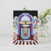 Rockin' Um das Party der Uhr - SRF Einladung (Stehend Vorderseite)