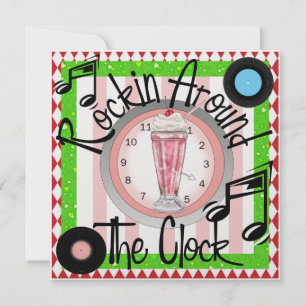 Rockin' Um das Party der Uhr - SRF Einladung