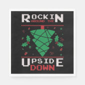 Rockin um den Kopf nach unten Serviette (Vorderseite)