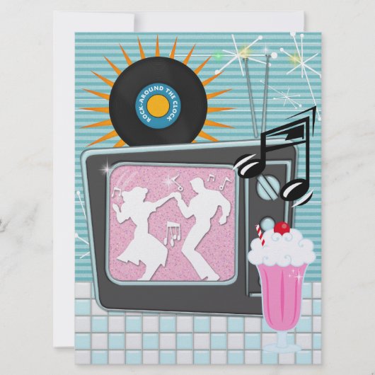 Rockin um die Uhr - SRF Einladung (Vorderseite)