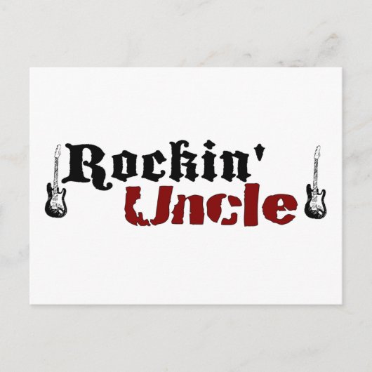 Rockin Uncle Postkarte (Vorderseite)