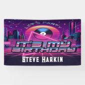 Rockin Vaporwave Party Banner (Horizontal)