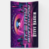 Rockin Vaporwave Party Banner (Vertikal)