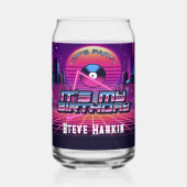 Rockin Vaporwave Party Dosenglas (Vorderseite)