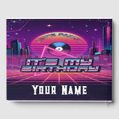 Rockin Vaporwave Party Gästebuch (Rückseite)