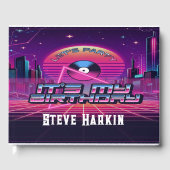 Rockin Vaporwave Party Gästebuch (Vorderseite)