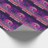 Rockin Vaporwave Party Geschenkpapier (Ecke)