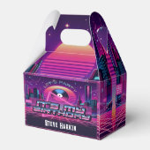 Rockin Vaporwave Party Geschenkschachtel (Rückseite)