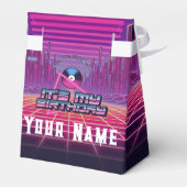 Rockin Vaporwave Party Geschenkschachtel (Rückseite)