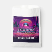 Rockin Vaporwave Party Geschenktütchen (Vorderseite)