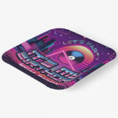 Rockin Vaporwave Party Pappteller (Gewinkelt)