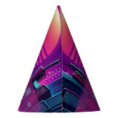 Rockin Vaporwave Party Partyhütchen (Rückseite)