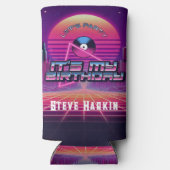 Rockin Vaporwave Party Selters Dosenkühler (Rückseite)